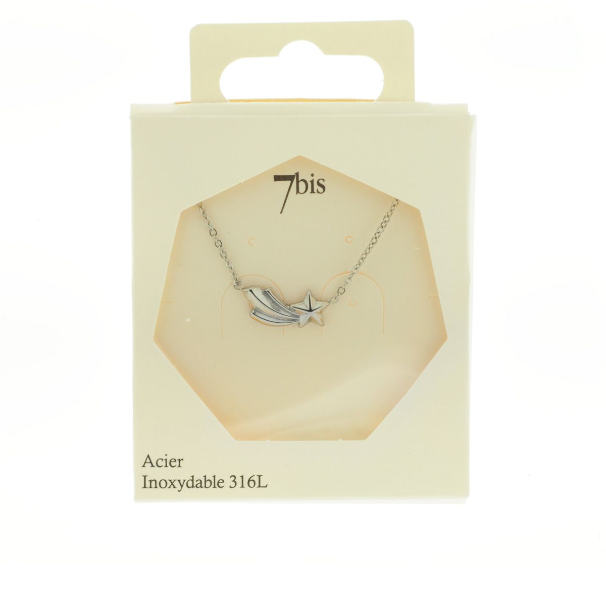 Collier Etoile Filante Porte Bonheur