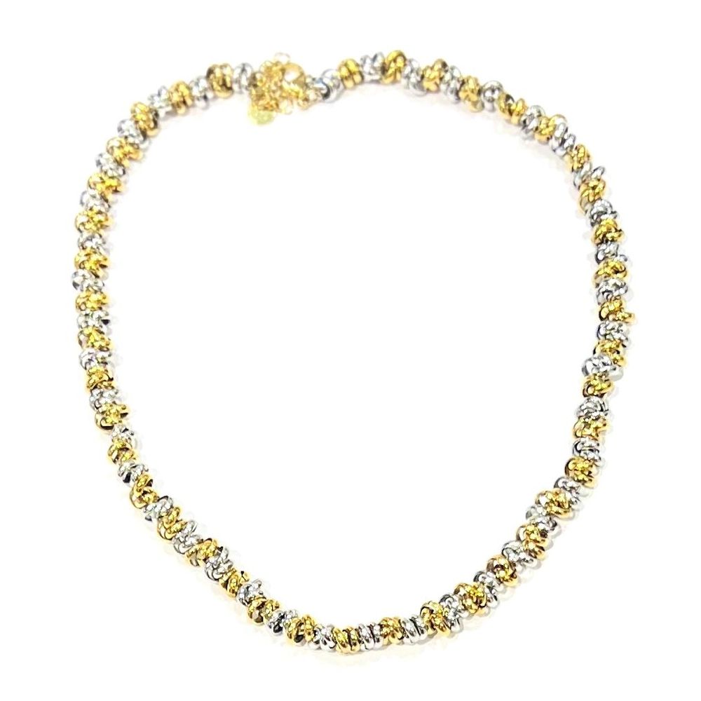 Collier acier bicolore Monroe