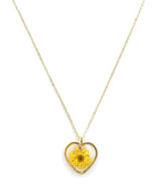 Collier Cœur Eternel Fleur Séchée — vue 3