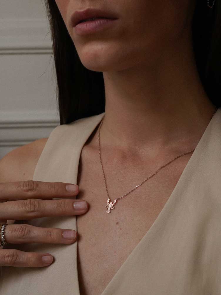 Collier Homard Mignature