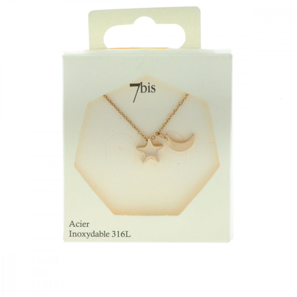 Collier Lune Et Étoile