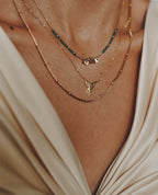 Collier Colibri Doré Épuré — vue 5