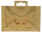 Collier Choker Perles Semi-précieuse