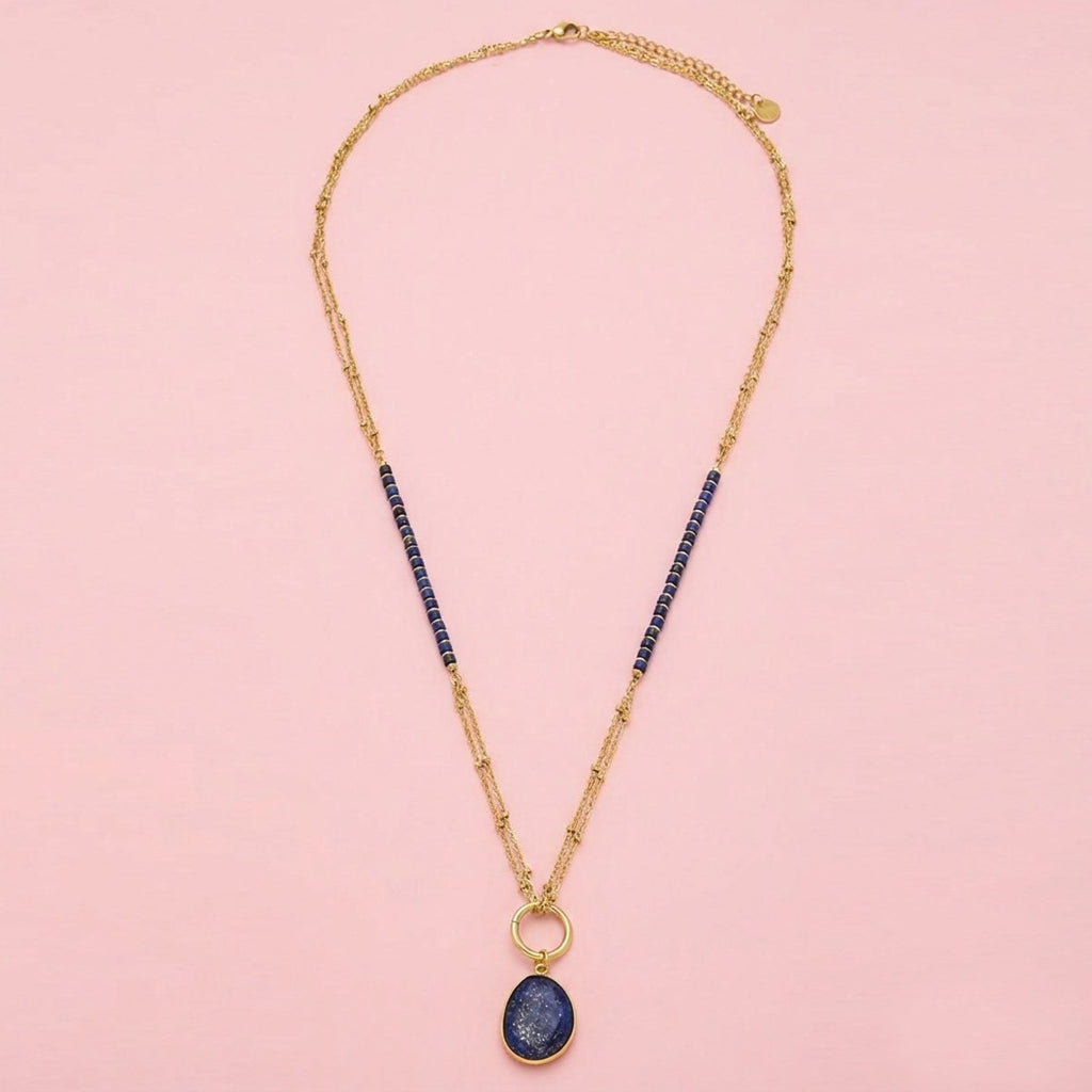 Collier Soleil Bleu