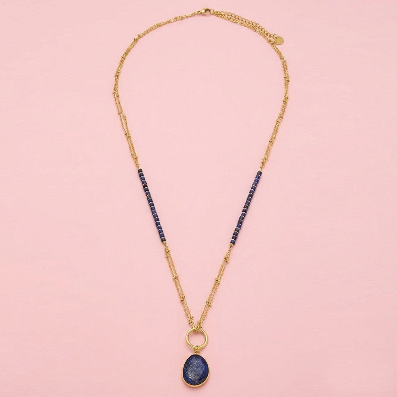 Collier Soleil Bleu