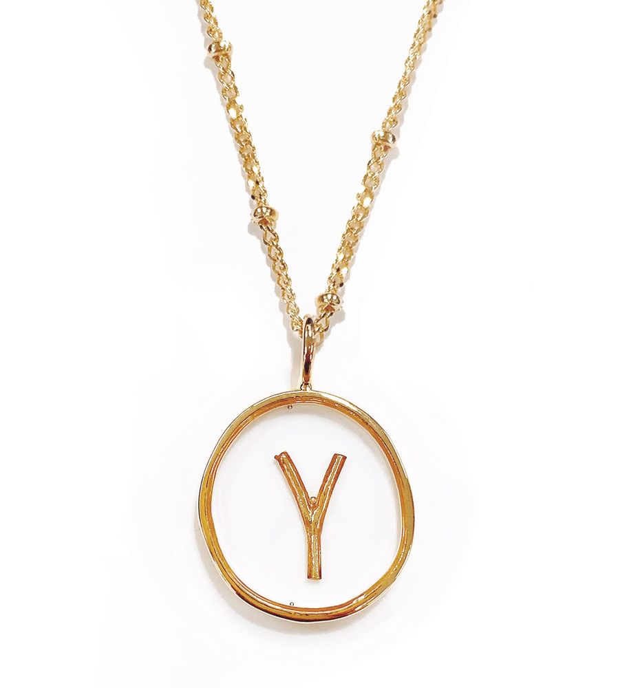 Collier Lettre Initiale — vue 25