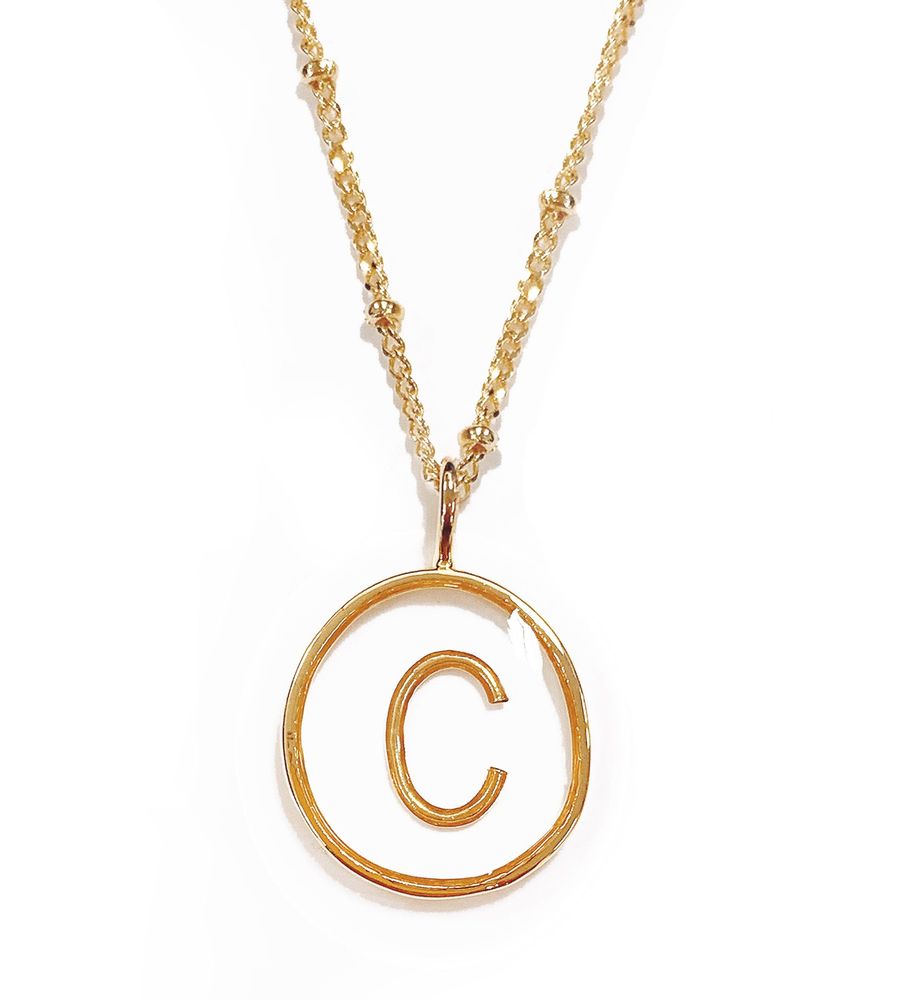 Collier Lettre Initiale — vue 3