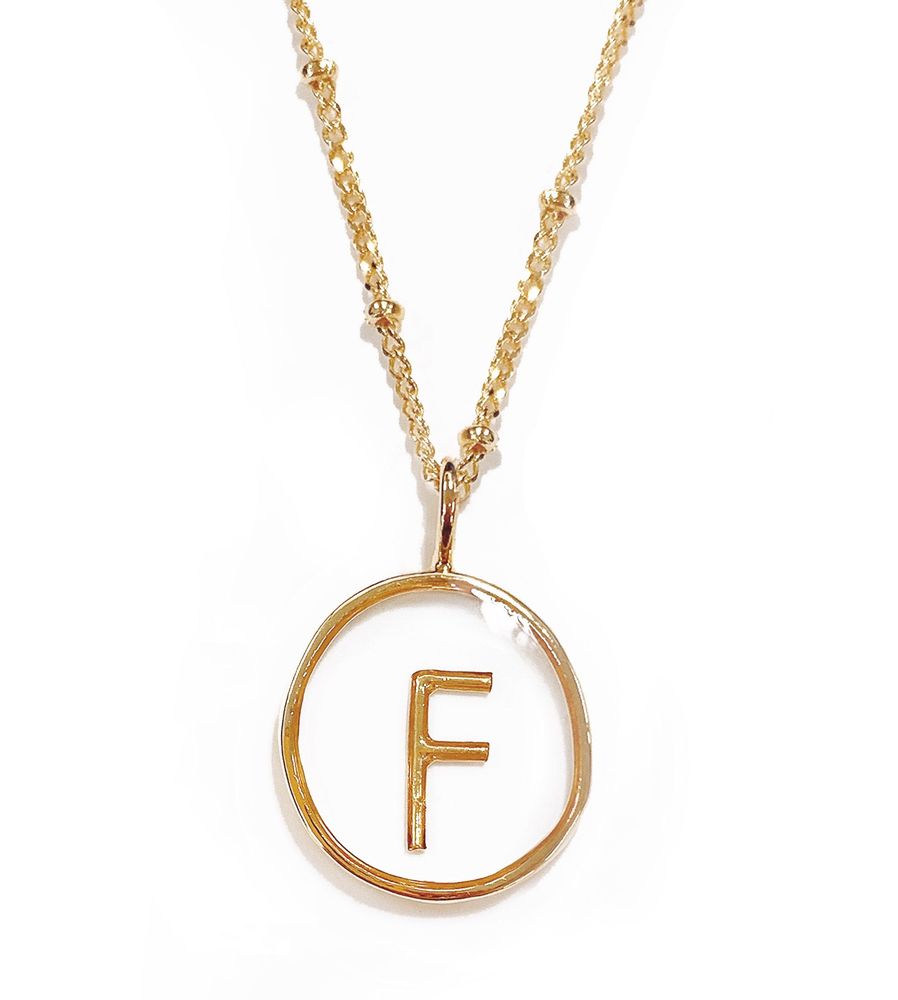 Collier Lettre Initiale — vue 6