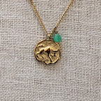 Collier Lien Astral Taureau x Chrysoprase