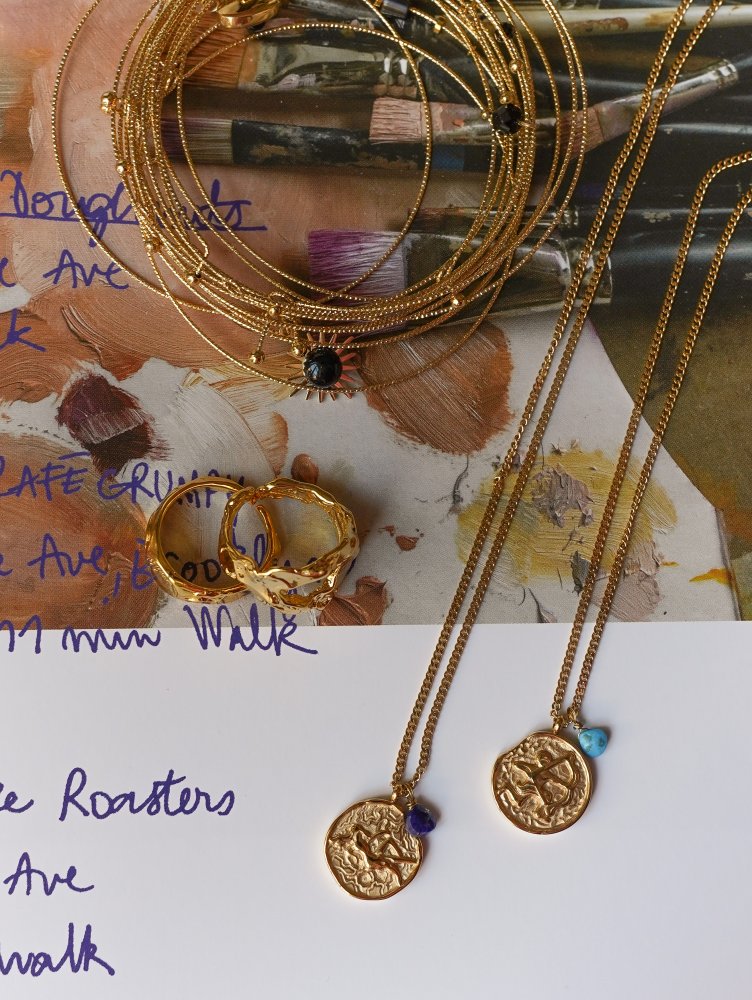 Collier Lien Astral Vierge x Lapis-lazuli