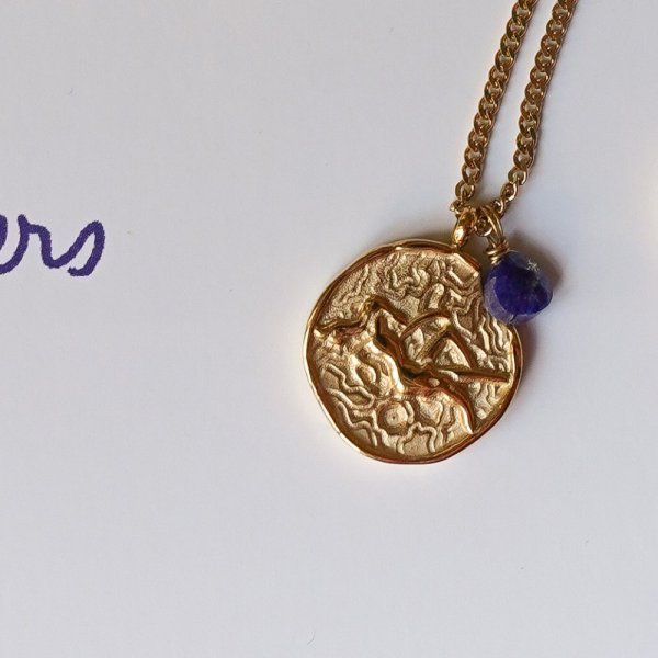 Collier Lien Astral Vierge x Lapis-lazuli