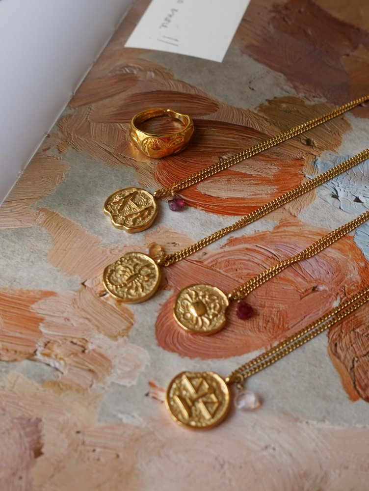 Collier Lien Astral Scorpion x Citrine