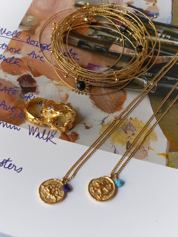 Collier Lien Astral Sagittaire x Turquoise