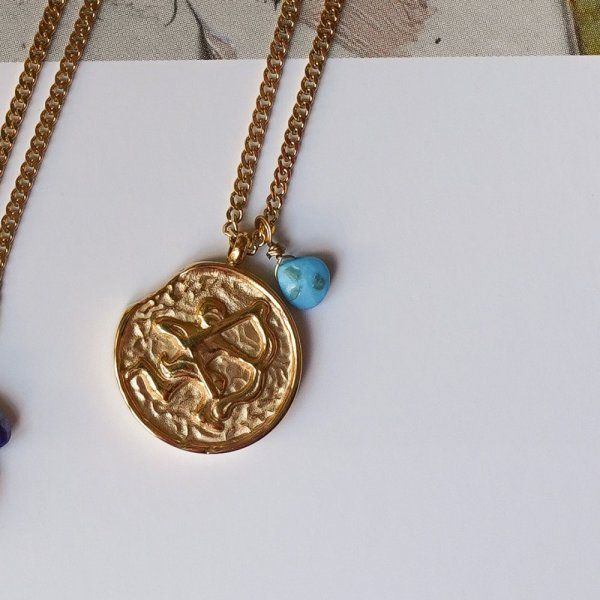 Collier Lien Astral Sagittaire x Turquoise