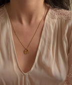 Collier Lien Astral Capricorne x Grenat