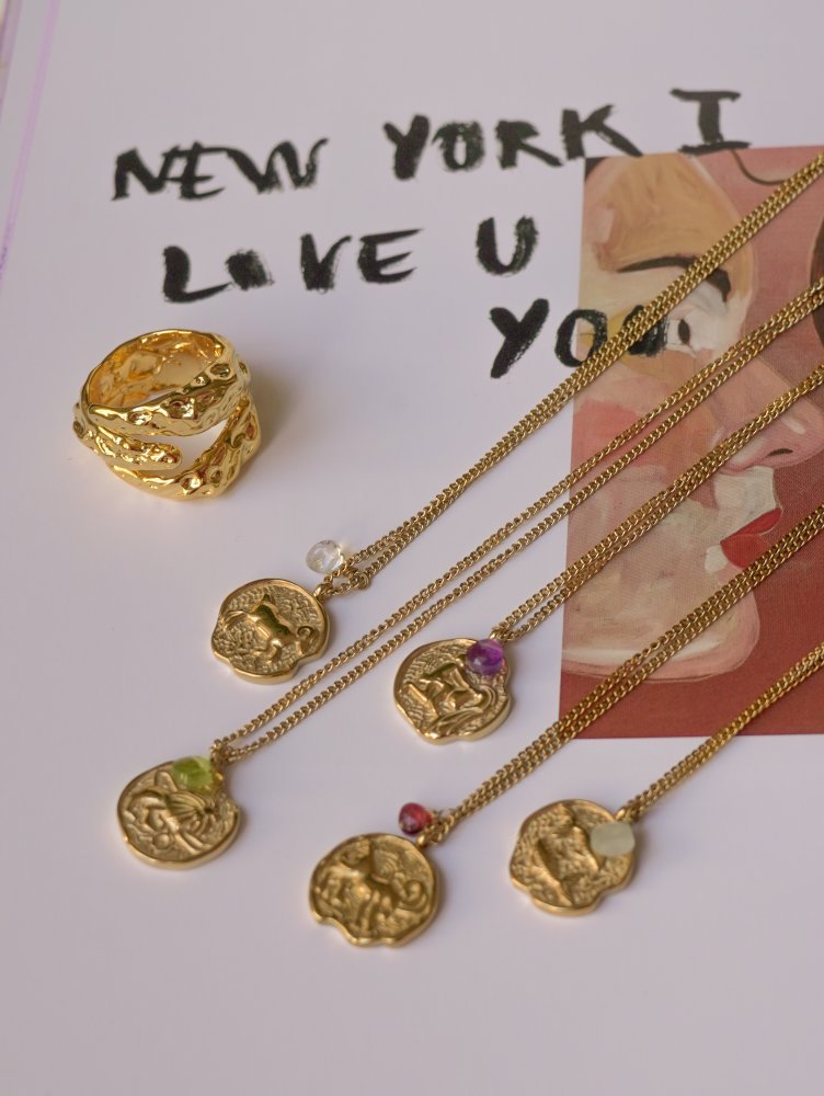 Collier Lien Astral Verseau x Améthyste — vue 3