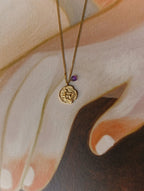 Collier Lien Astral Verseau x Améthyste