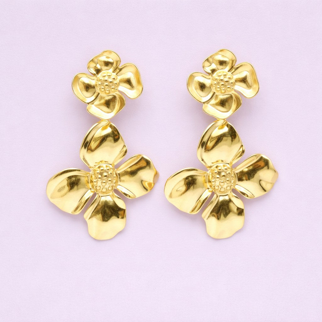 Boucles d'oreilles Fleurs Gala