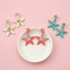 Boucles d’oreilles étoile en perles de rocaille