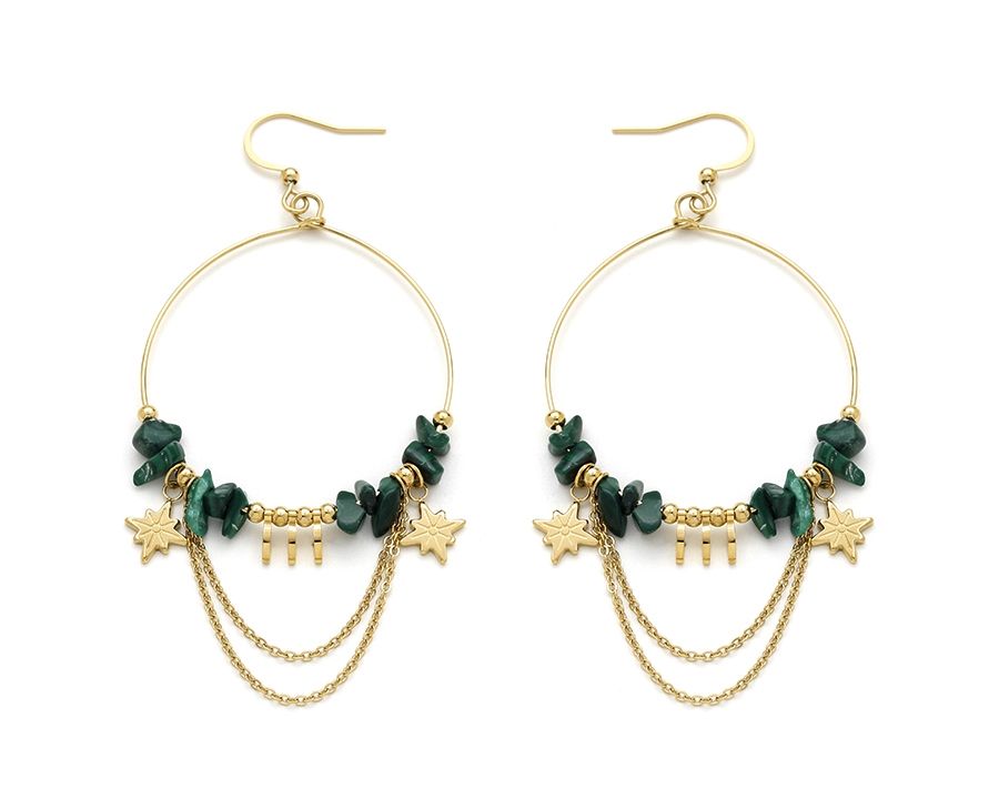 Boucles d'oreilles Ciel d'Orient