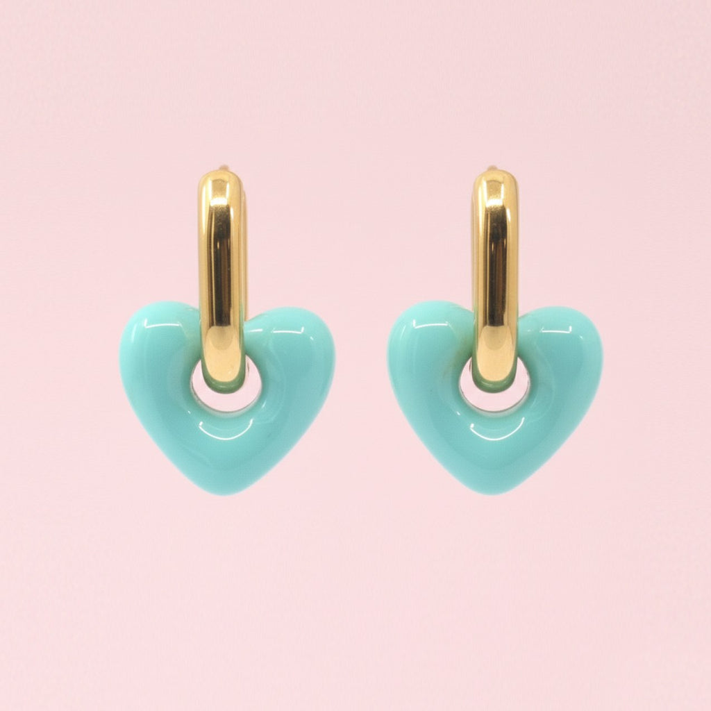 Boucles d'oreilles Lily Coeur