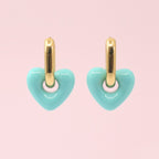 Boucles d'oreilles Lily Coeur