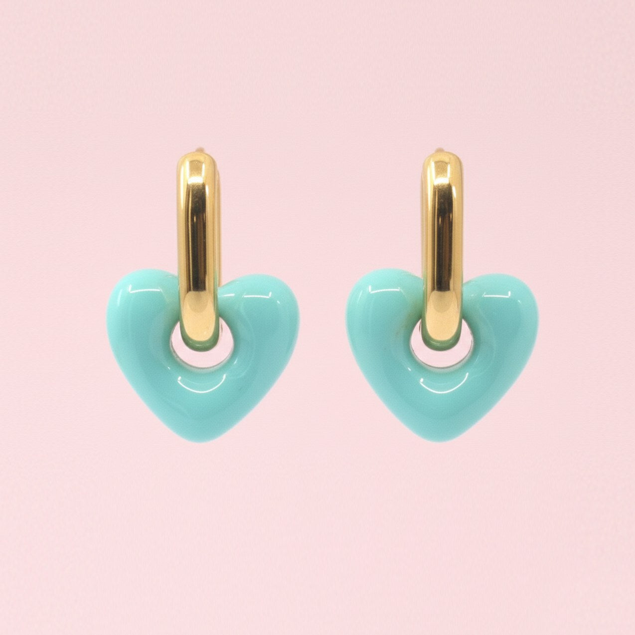 Boucles d'oreilles Lily Coeur
