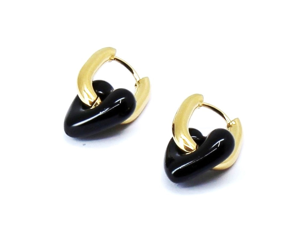 Boucles d'oreilles Lily Coeur — vue 6