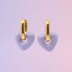 Boucles d'oreilles Lily Coeur
