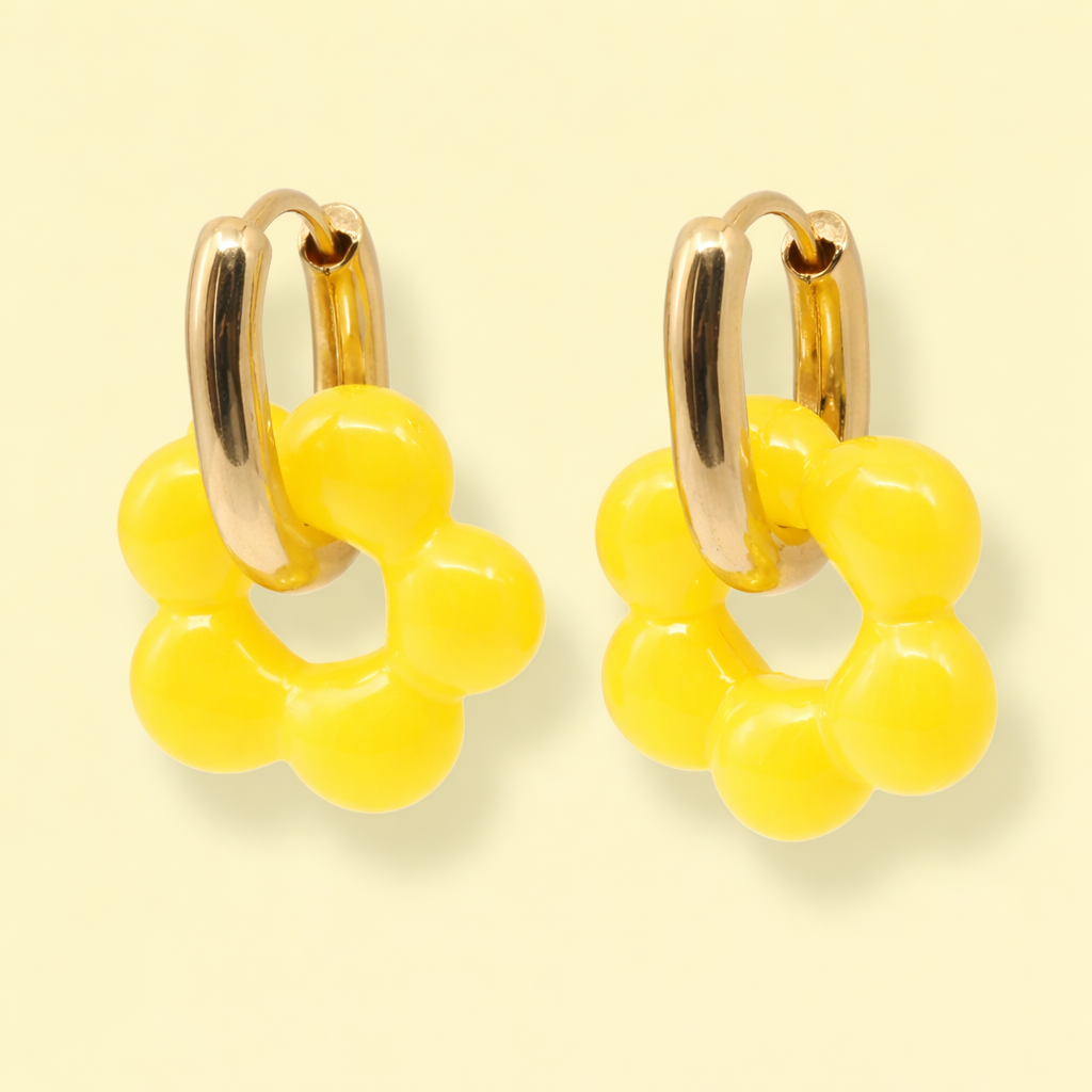 Boucles d'oreilles Fleur Loly