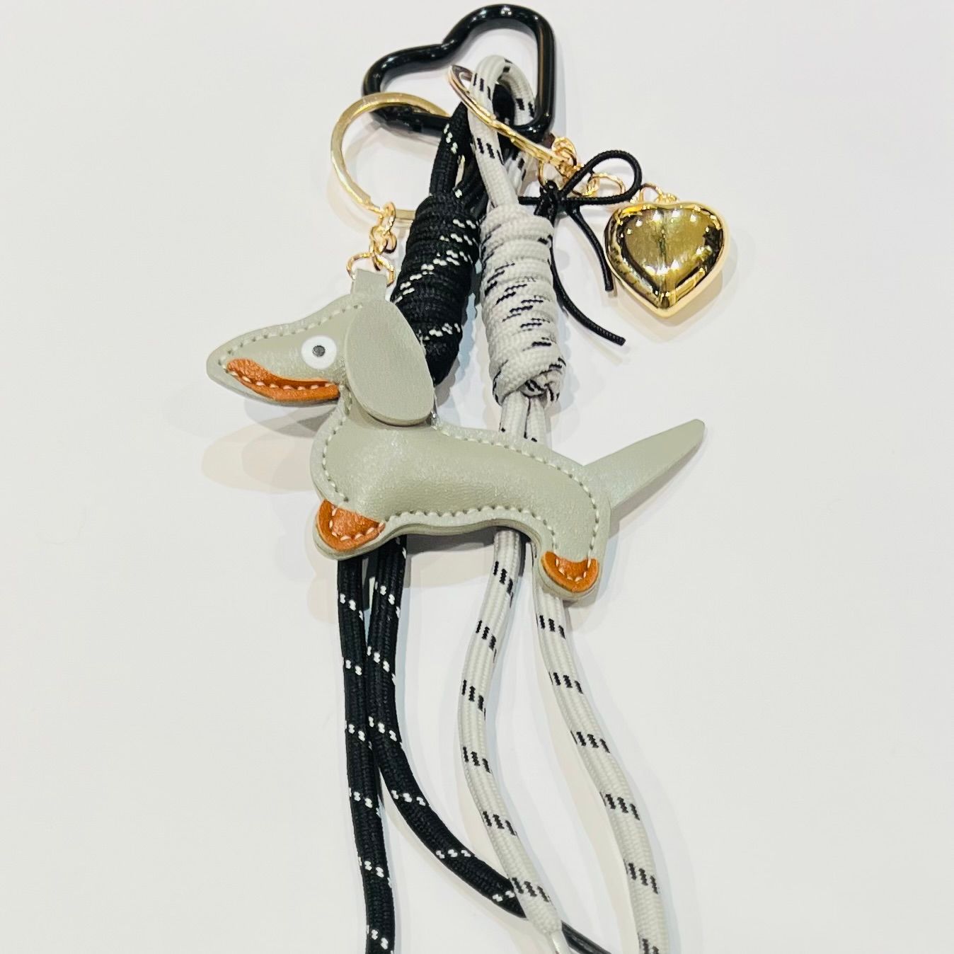 Porte-clé Teckel mon cœur