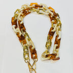 Chaîne téléphone Ambrée