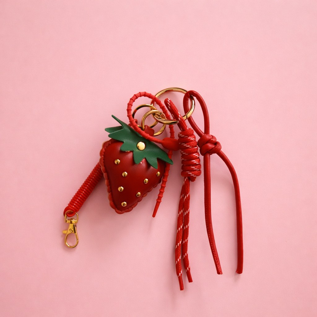 Porte-clés Jolie Fraise