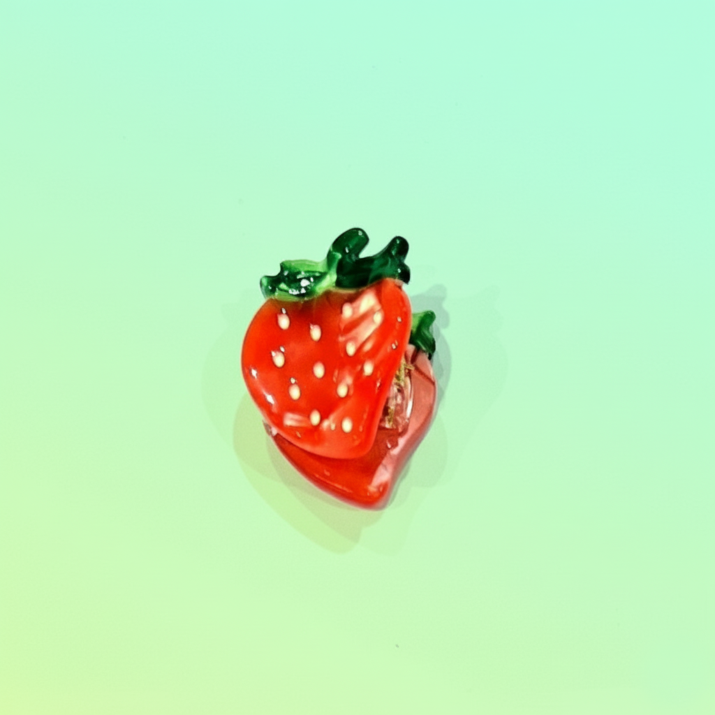 Pince à cheveux Mini Charlotte au Fraise