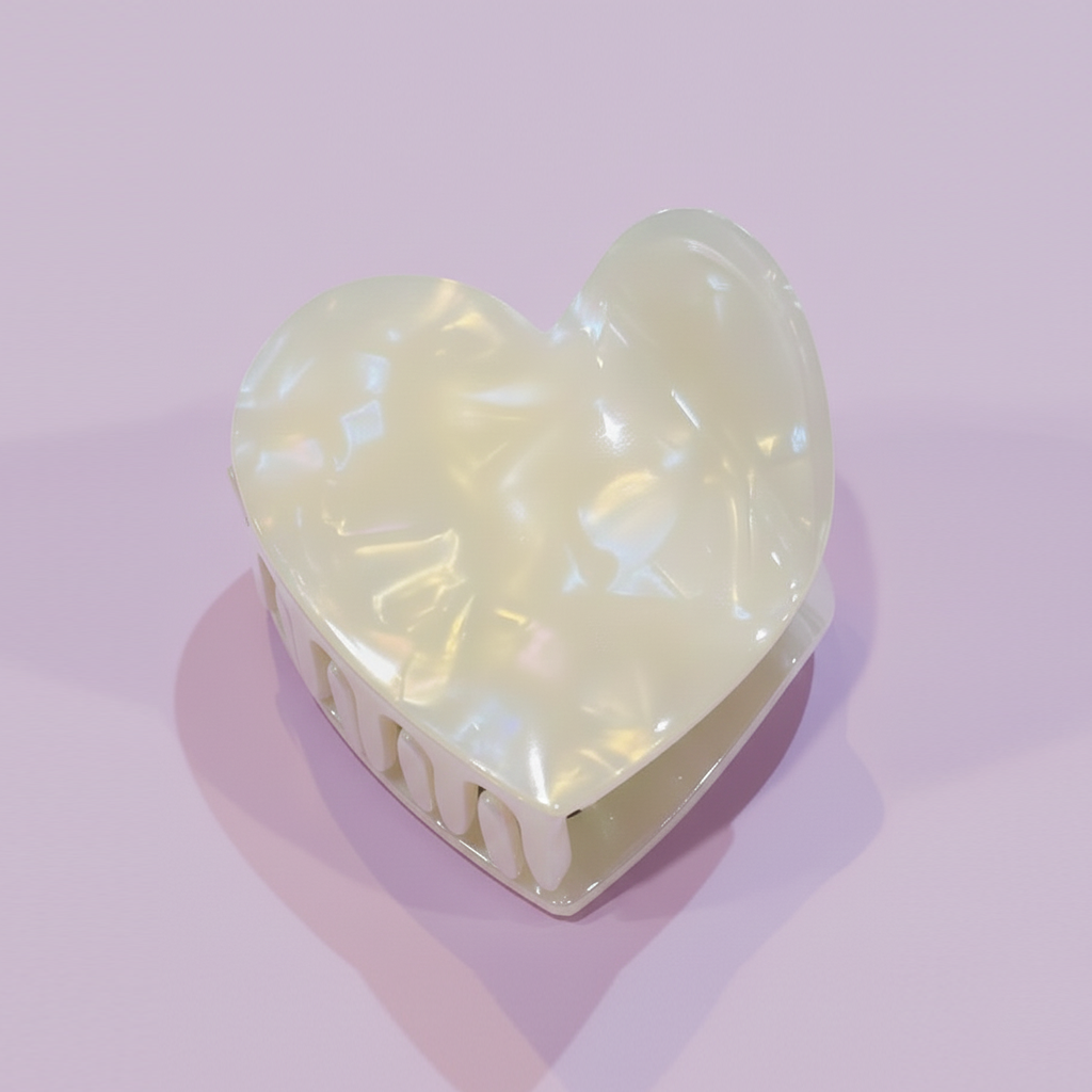 Pince cheveux Grand Cœur Sucré