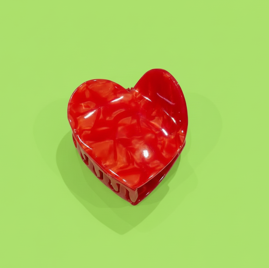 Pince cheveux Grand Cœur Sucré