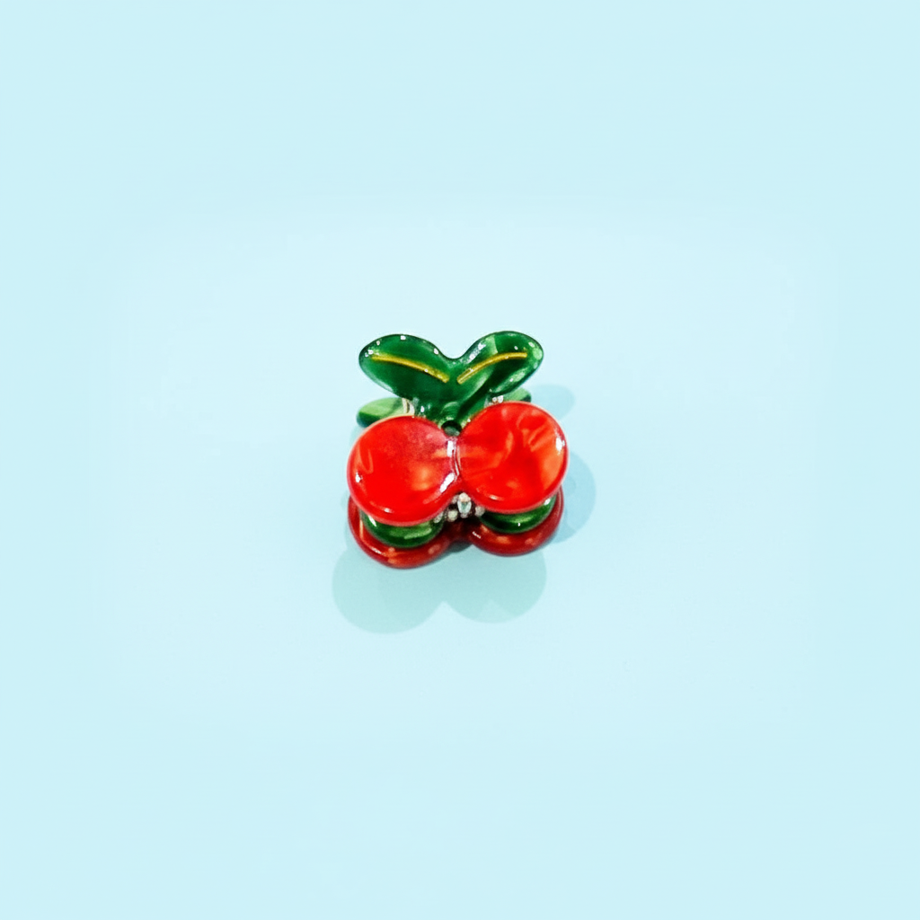 Pince à cheveux Mini Cerise