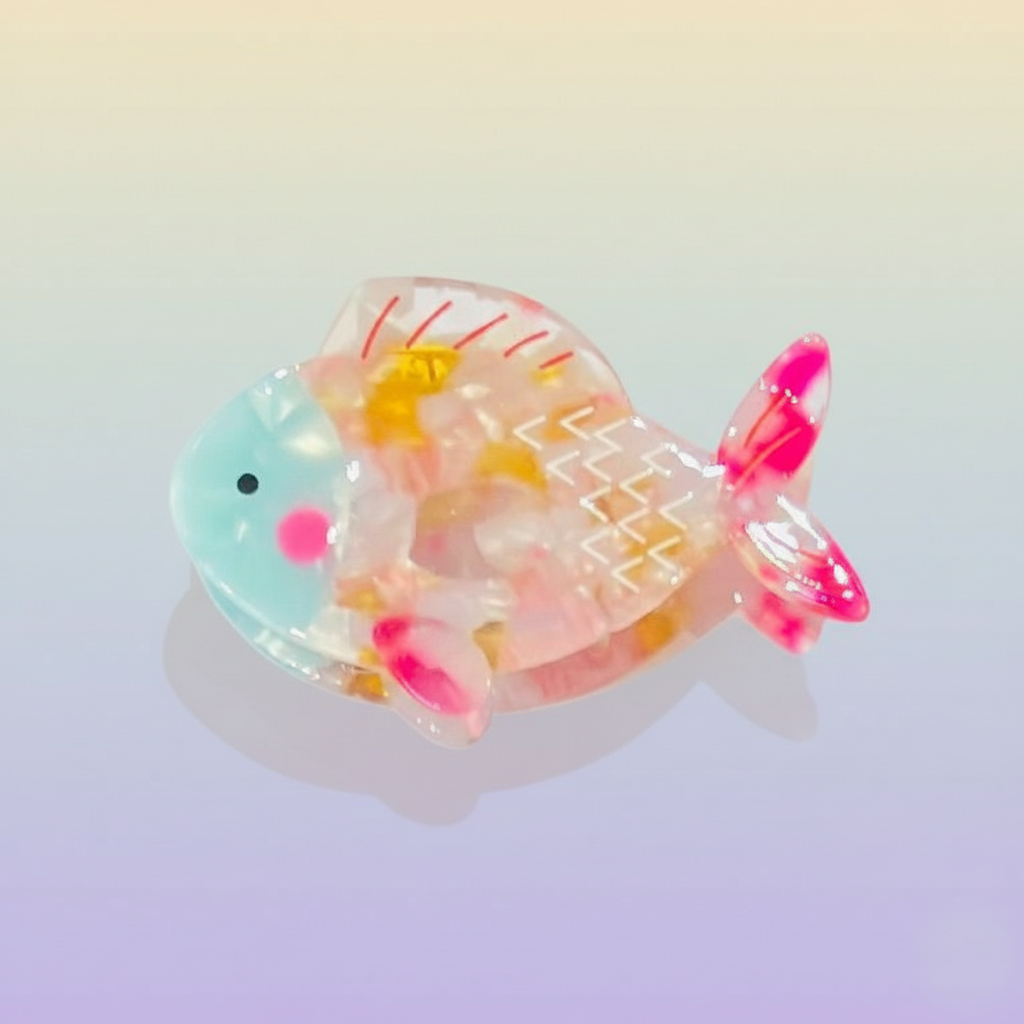 Pince à cheveux Poisson Perroquet