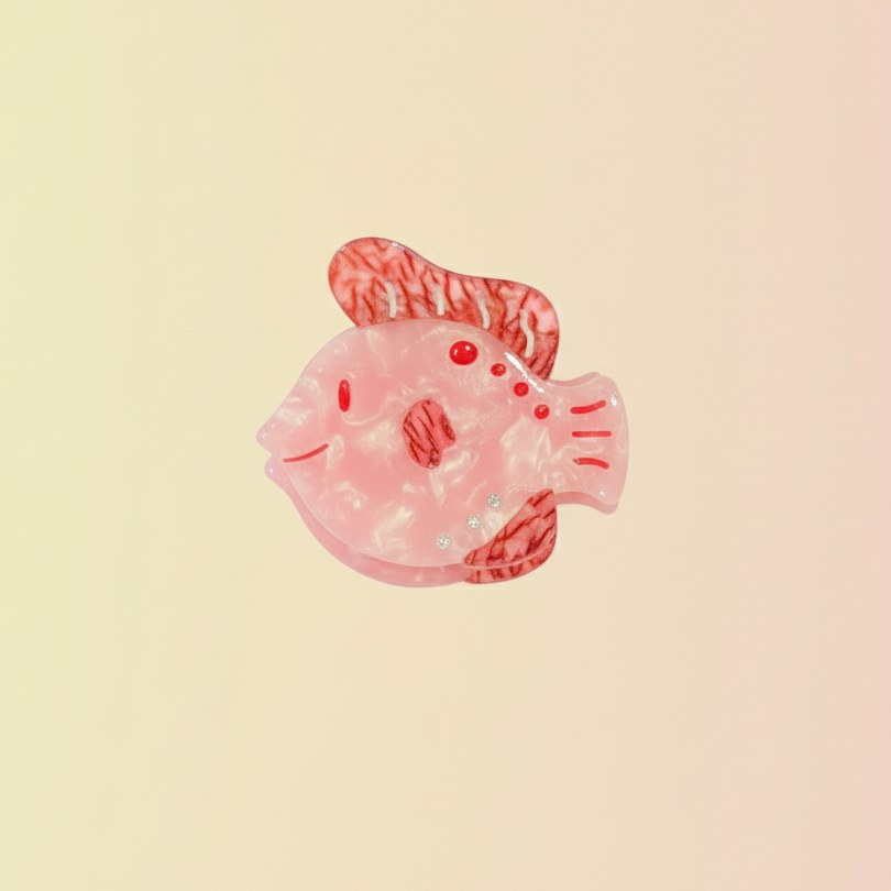 Pince à cheveux Poisson Clown