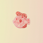 Pince à cheveux Poisson Clown