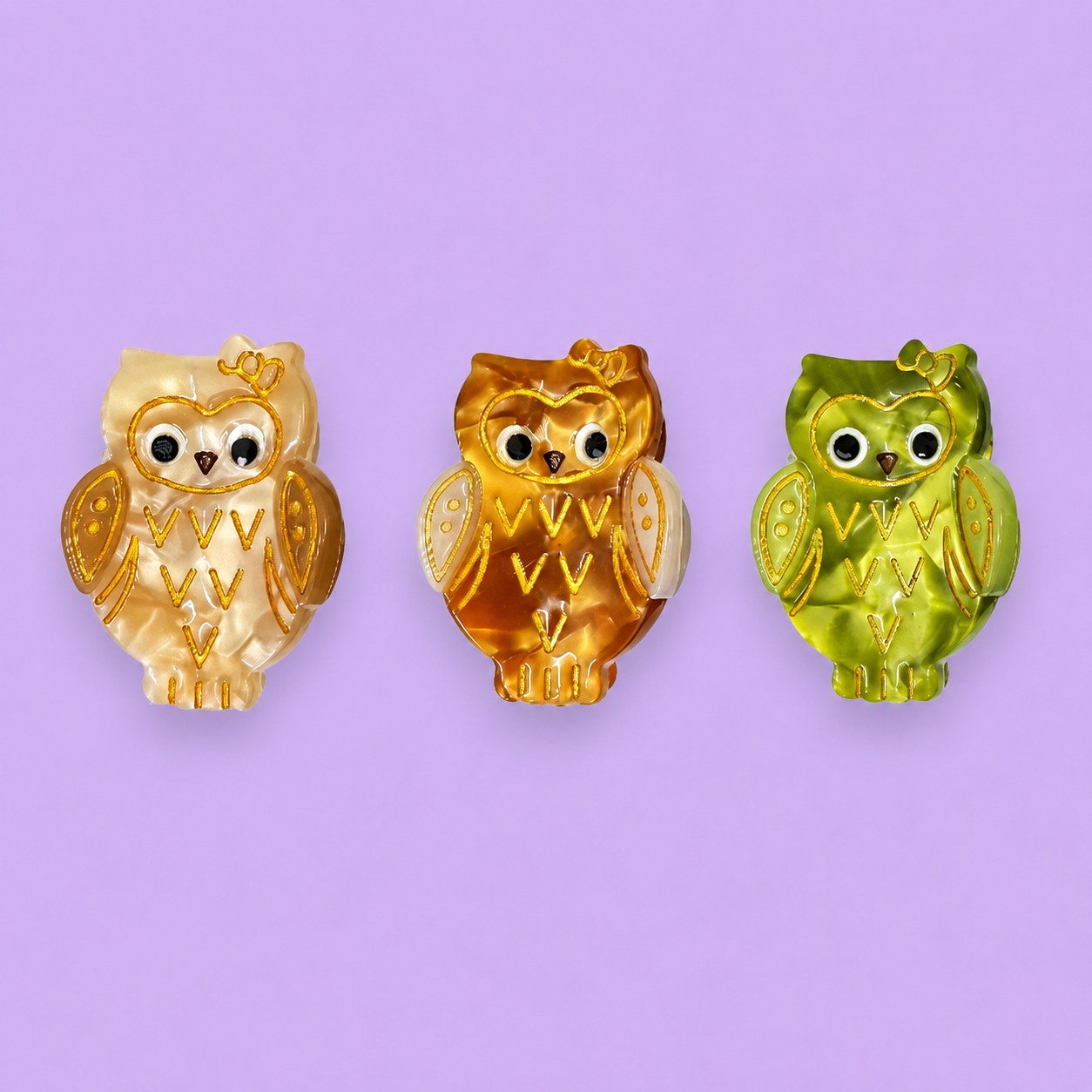 Pince à cheveux Hibou mini mini