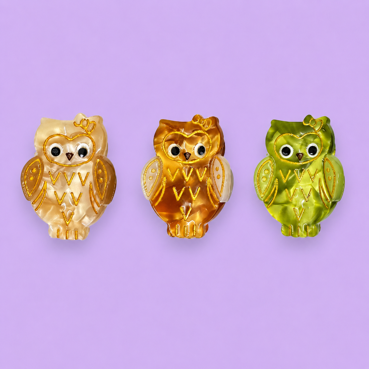 Pince à cheveux Hibou mini mini
