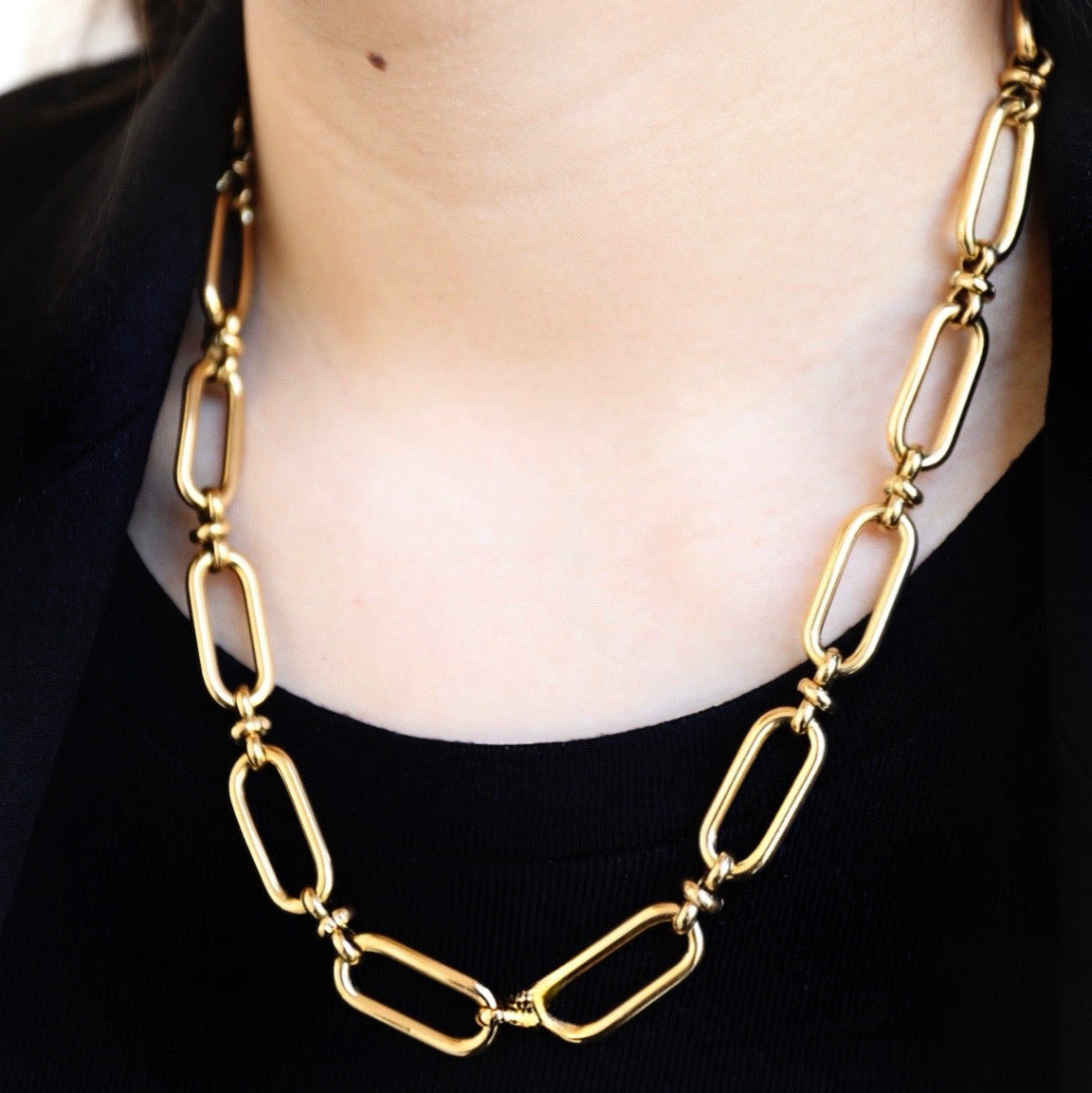 Collier grosse maille Linea