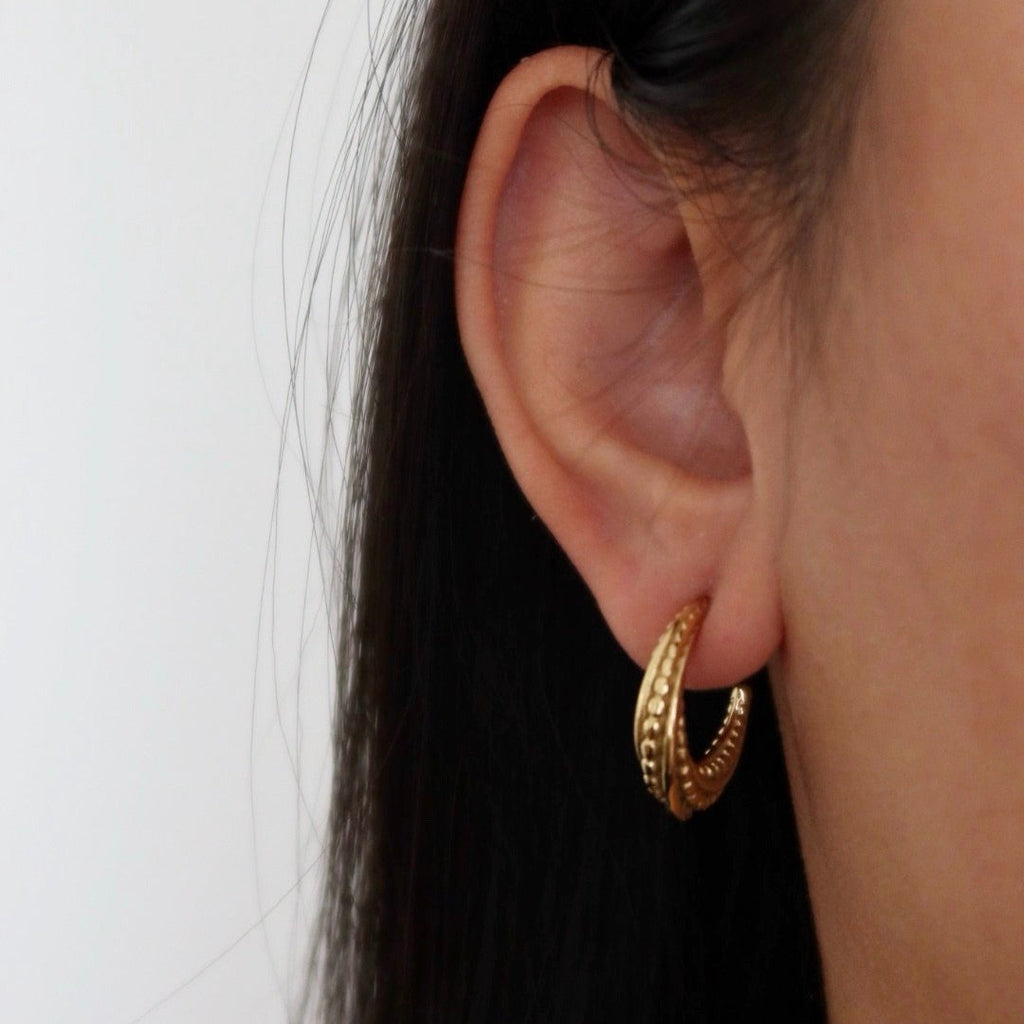 Boucles demi-créoles Aurore