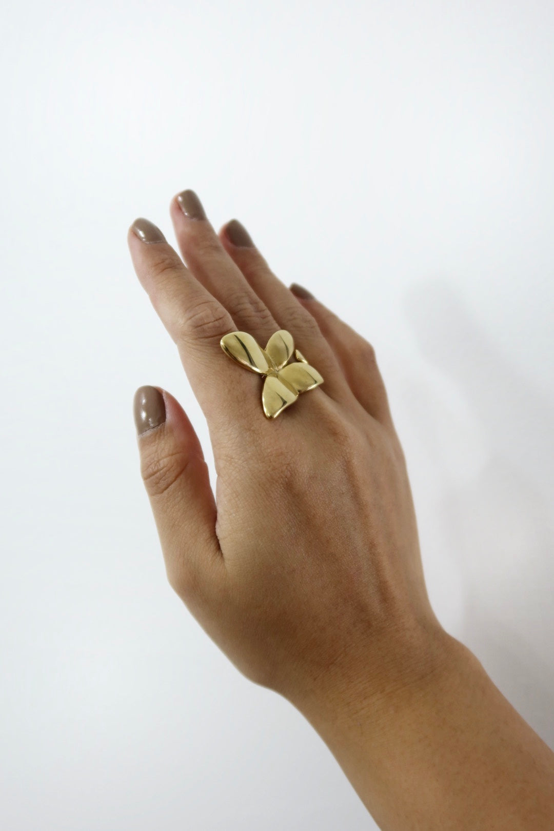 Bague Fleur Papillon