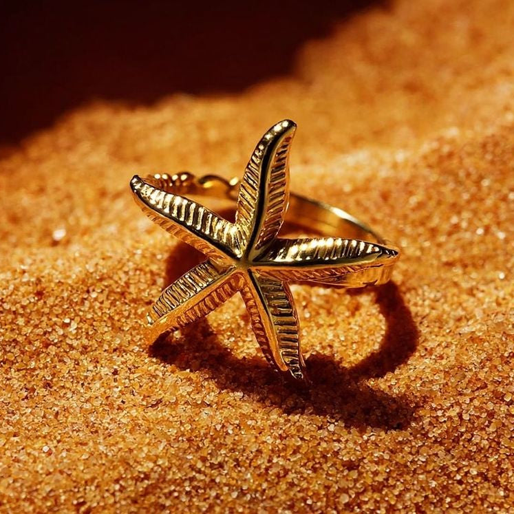 Bague étoile de mer Laïta — vue 2