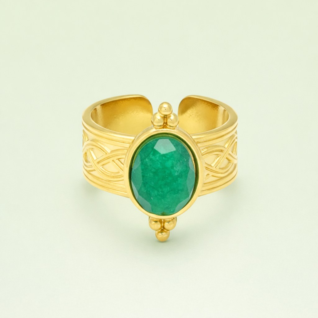 Bague acier Esprit Celtique — vue 2