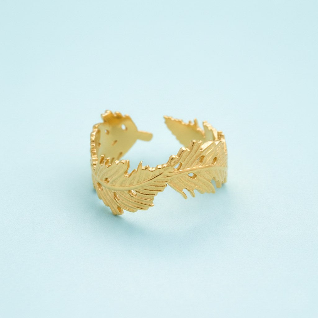 Bague Plume Céleste