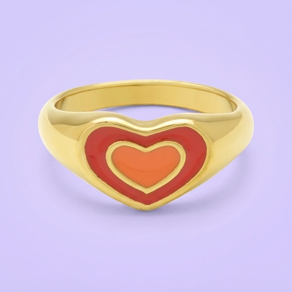 Bague Cœur Sixtees — vue 2