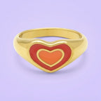 Bague Cœur Sixtees — vue 2